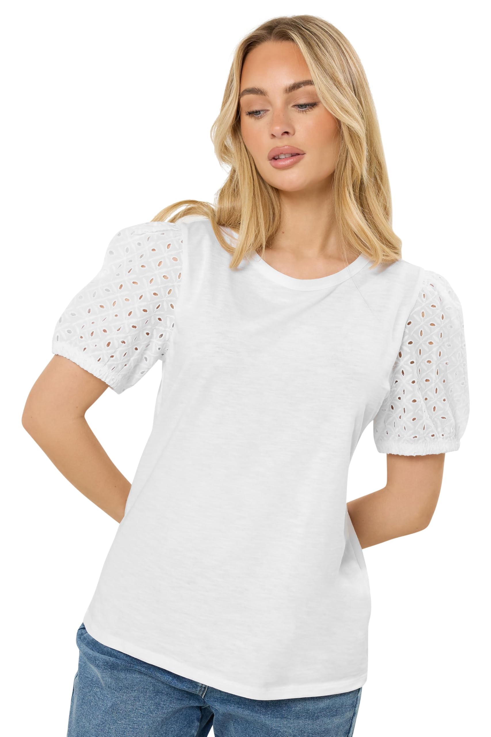 M&Co - Women's Top - Cotton - White - Size 16