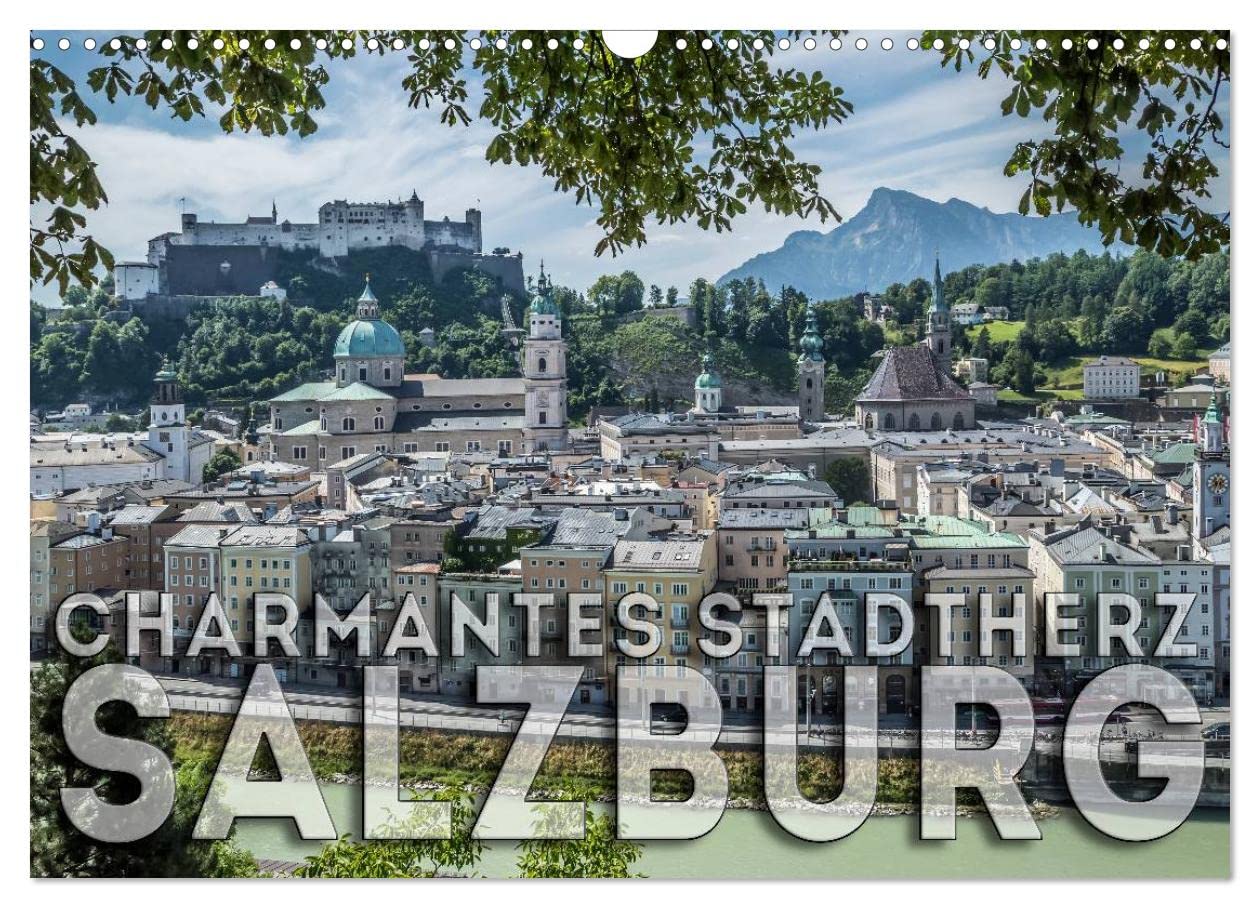 Charming city heart SALZBURG UK-Version (Wall Calendar 2026 DIN A3 Landscape), CALVENDO 12 Month Wall Calendar — image 1