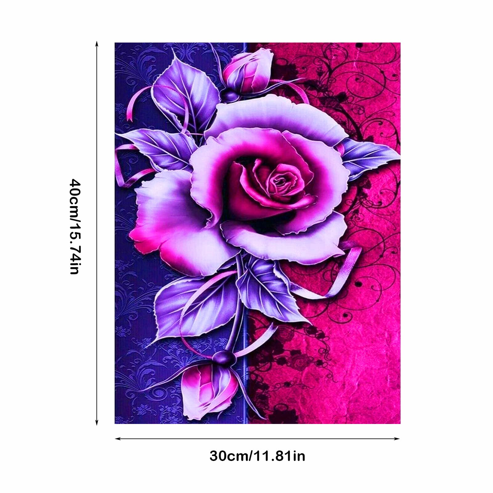 UNIQUORS Diamond Painting, 5D Diamond Painting foto's, doe-het-zelf kruisborduurwerk, schilderset, woonkamer, slaapkamer, kantoor, muur en entree, decoratie, cadeau, giraf, 30 x 40 cm