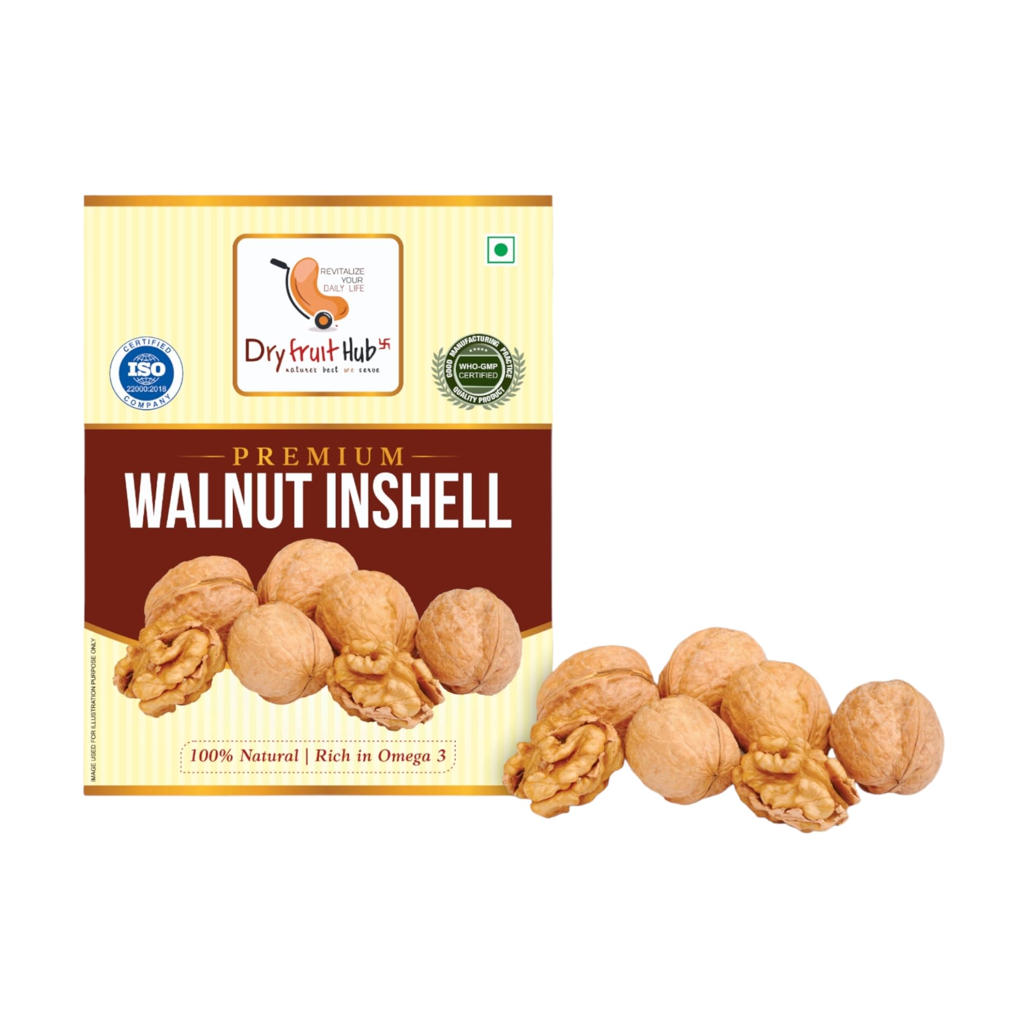 Dry Fruit Hub Chilean Walnuts 1kg Inshell | Grade 1 Walnuts Kagzi Akrot | Fresh Walnuts With Shell | Paper Shell Easy to Break | Sabut Akrut (B0CBBNCTJG) Amazon Price History, Amazon Price Tracker