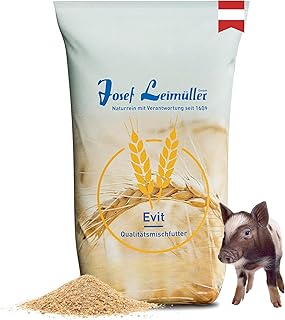 Leimüller Minischweinfutter mehlig 25 kg - Weizen Minischwein Futter 25KG - Optimal für Minischweine und Zwergschweine - 100% gentechnikfrei & AMA-Gütesiegel product image