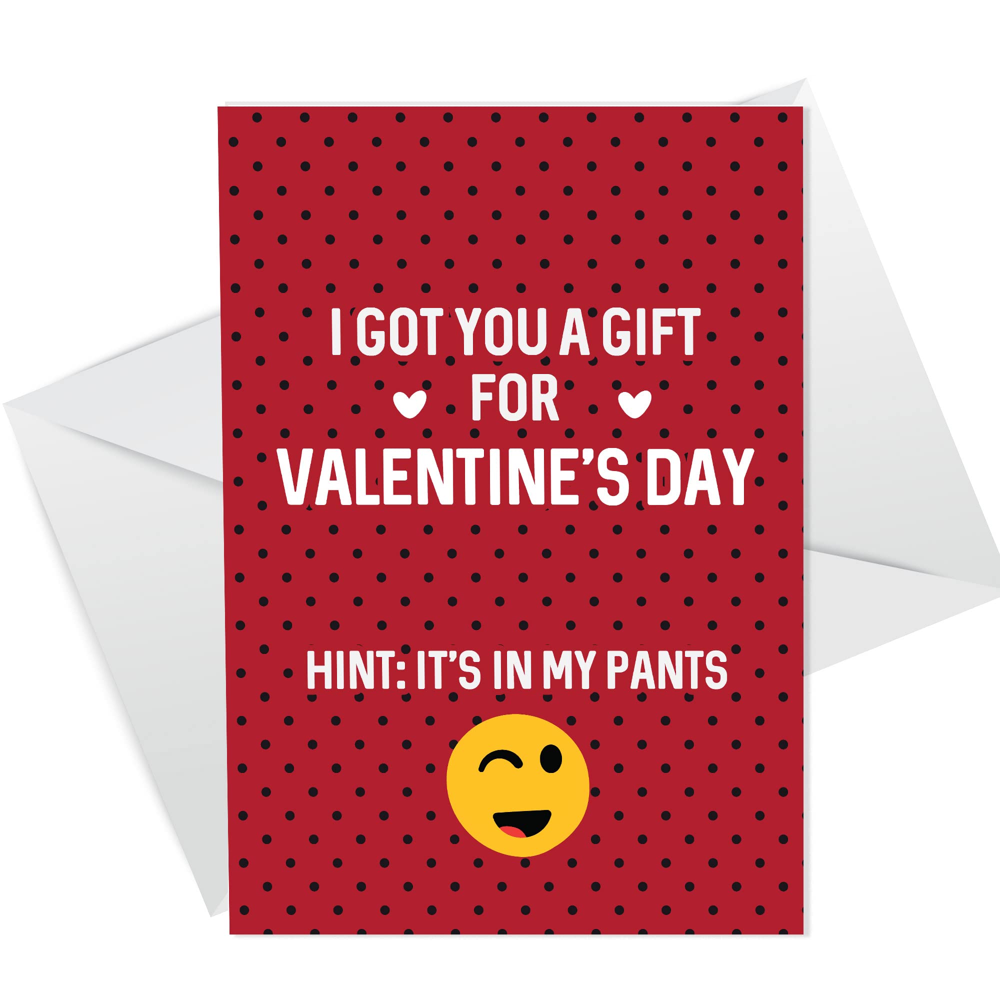 RED OCEAN Rude Valentines Day Card For Girlfriend Wife Cheeky Humour Card For Her