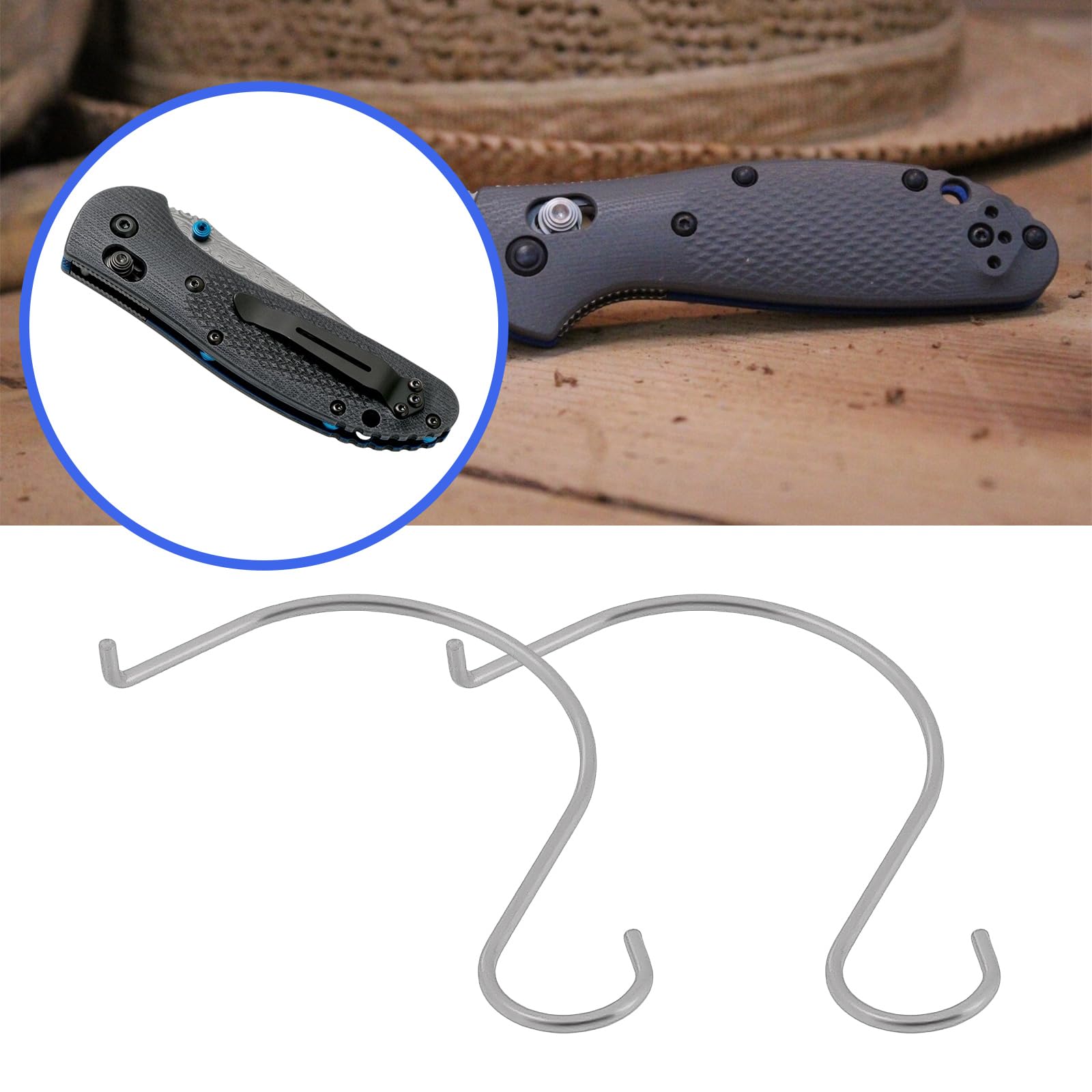 LT Easiyl 4 works Omega Springs for Axis Lock Replacement Part Compatible with Benchmade Griptilian Mini 940 535 555 556 557 707 533 - Image 2