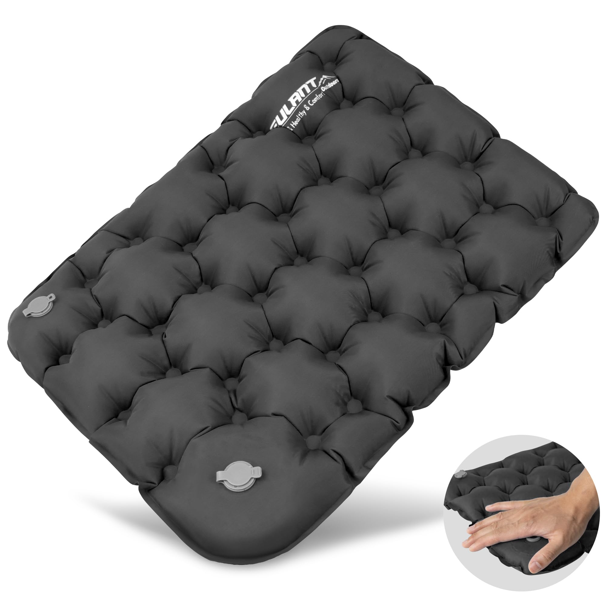 EULANT Lightweight Inflatable Seat Cushion Waterproof Air Cushion,Portable Travel Cushion Suitable for Camping Hiking Climbing Bleacher, Home and