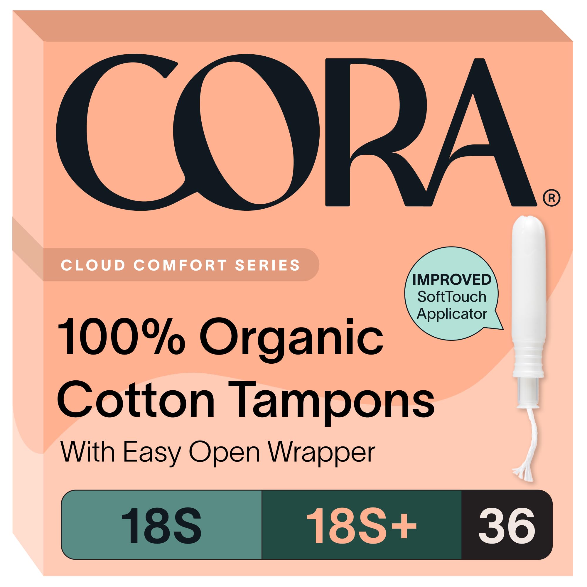 Cora Organic Cotton Tampons