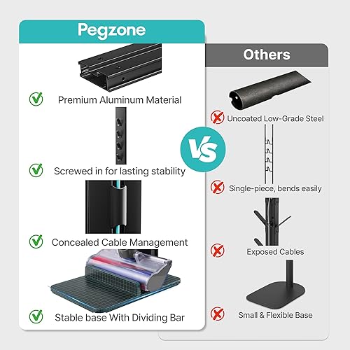 Miniatura 2 de PEGZONE Soporte para aspiradora, compatible con aspiradoras inalámbricas Dyson Gen5 V15 V12 V11 V10 V8 V7 V6, soporte de accesorios para aspiradora