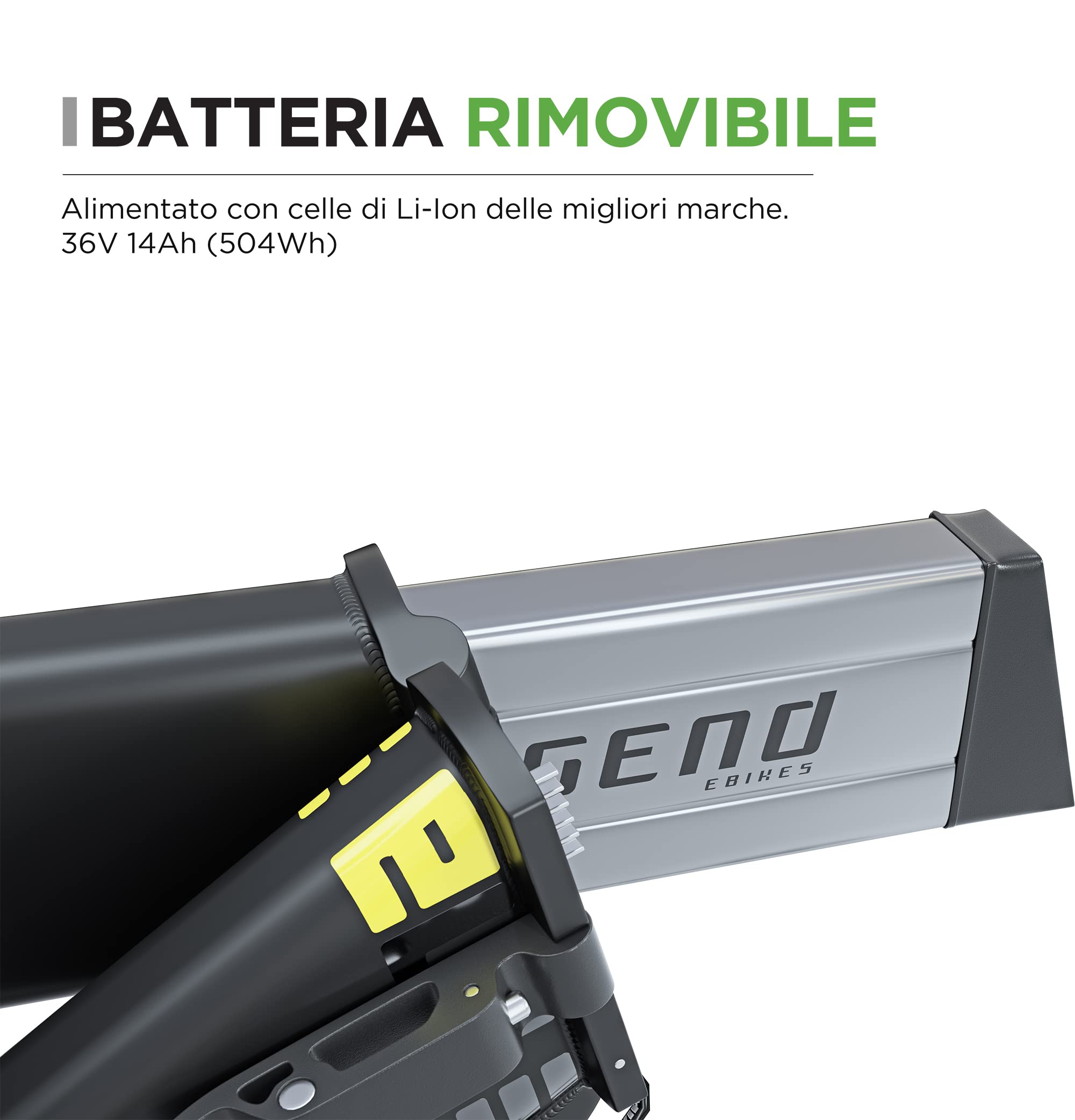 LEGEND EBIKES Etna, Bici Elettrica Pieghevole Mountain Bike Batteria Rimovibile 36V 14Ah, 25km/h, eBike 250W, 11 Velocità, Bicicletta Elettrica Ruote 27,5" Bici Elettriche, Smartbike Grigio