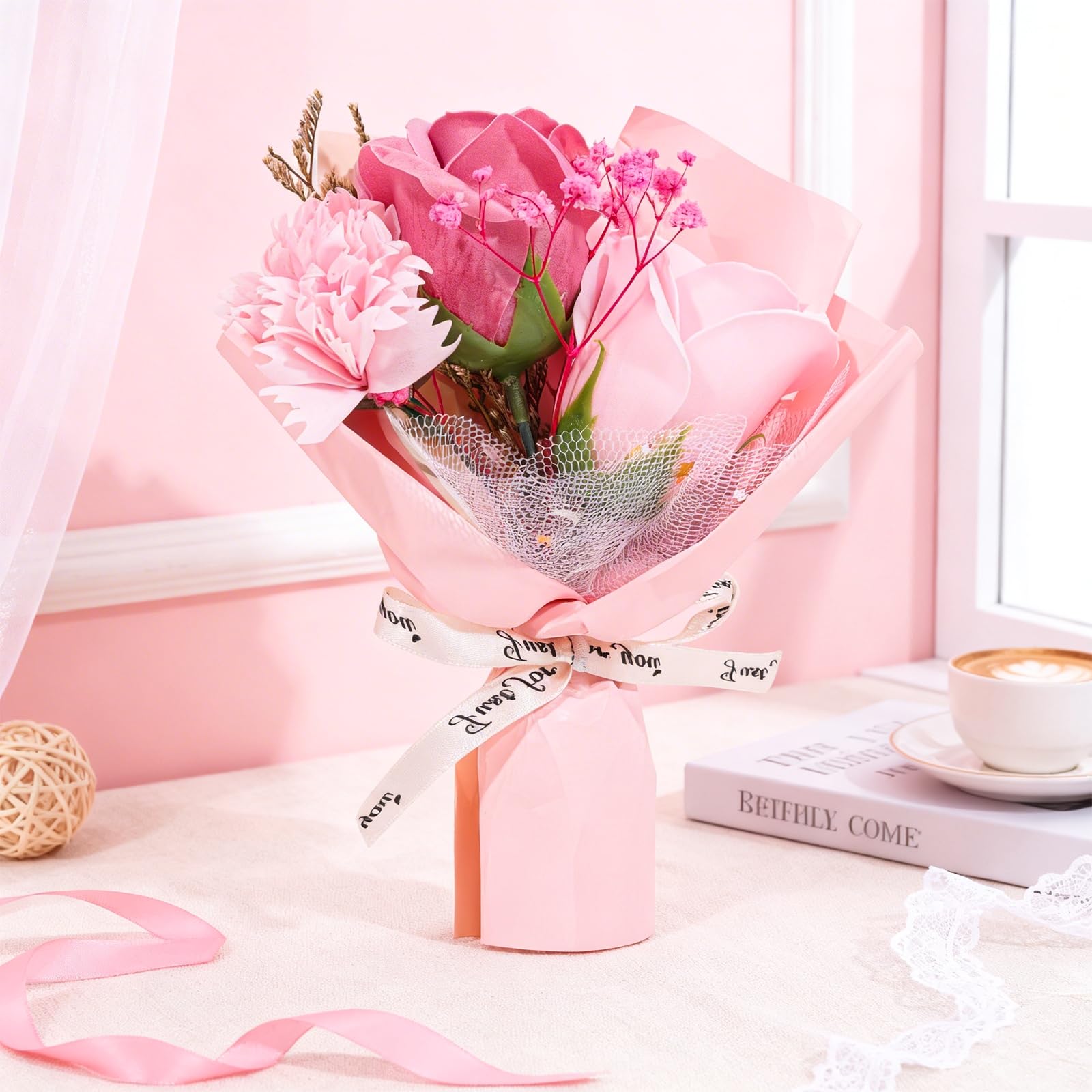 Regalos para mamá, regalo único de cumpleaños, día de la madre, regalo de agradecimiento para mujeres, juego de cesta de regalo para madre de hija e hijo, regalo de agradecimiento para madre de