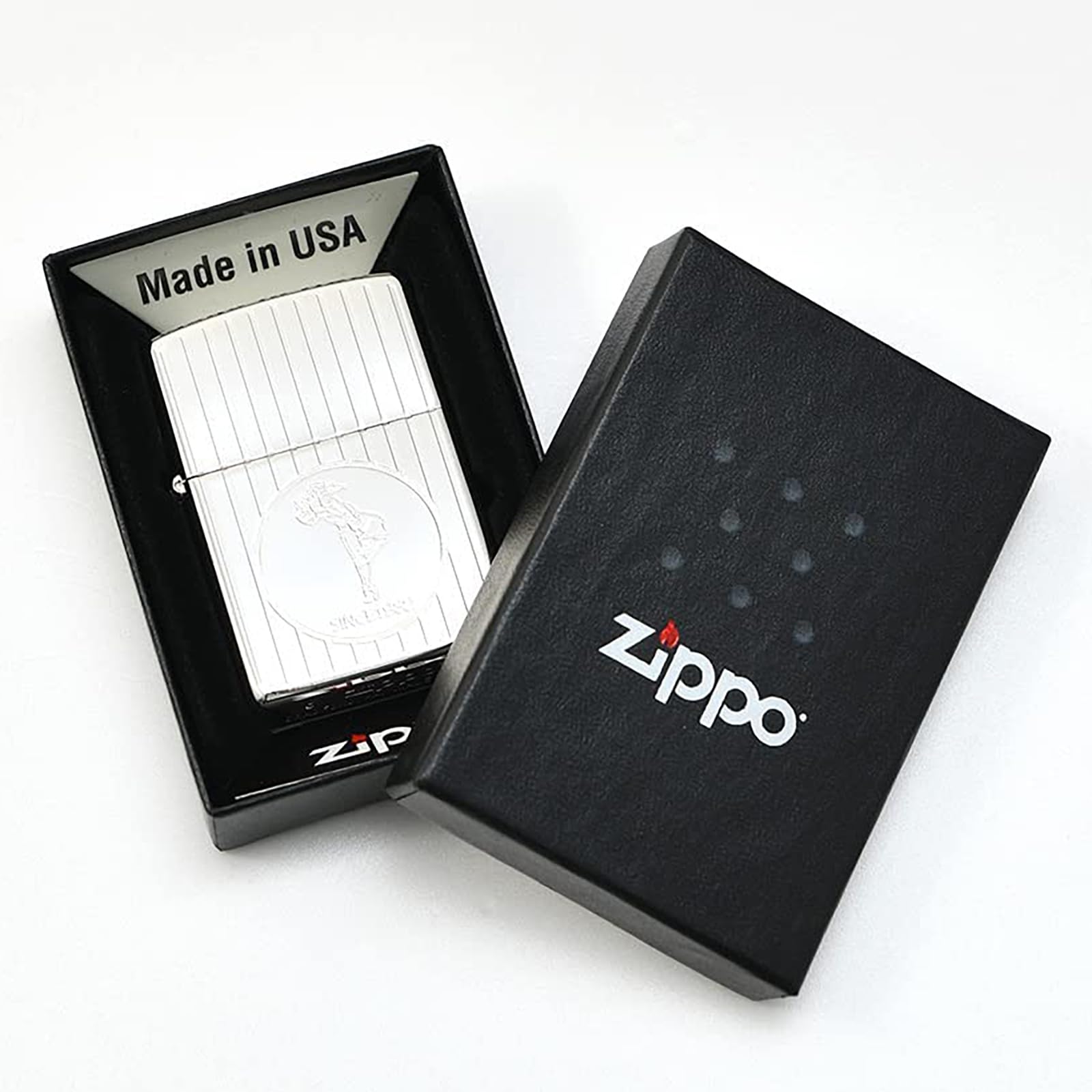 Amazon.co.jp: ジッポー(Zippo) ライター 防風 真鍮製 両面加工 
