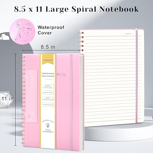Miniatura 71 de Yoment Cuaderno de espiral con puntos y viñetas de 8.5 x 11 pulgadas, tamaño A4, cuadrícula de puntos grandes, papel de punto grueso de 3.53 oz/m²