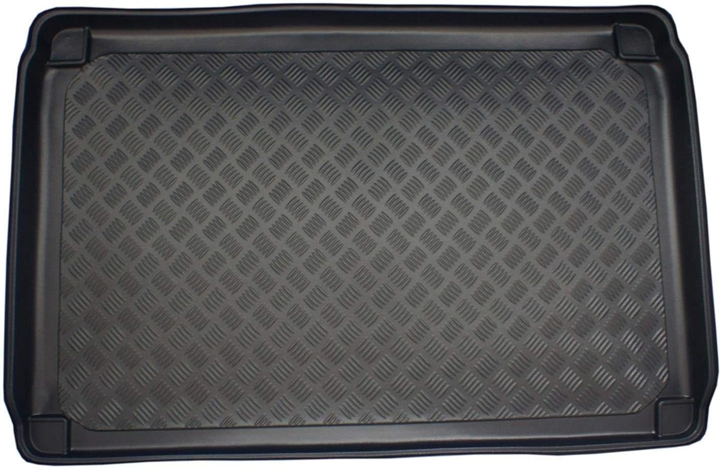NOMAD Boot Liner Compatible with Peugeot Partner Tepee 2008-2018 Recyclable Plastic (PE) Tailored Fit Floor Protector Guard Tray Black Custom Fitted Accessory Dog Friendly Waterproof with Raised Edges