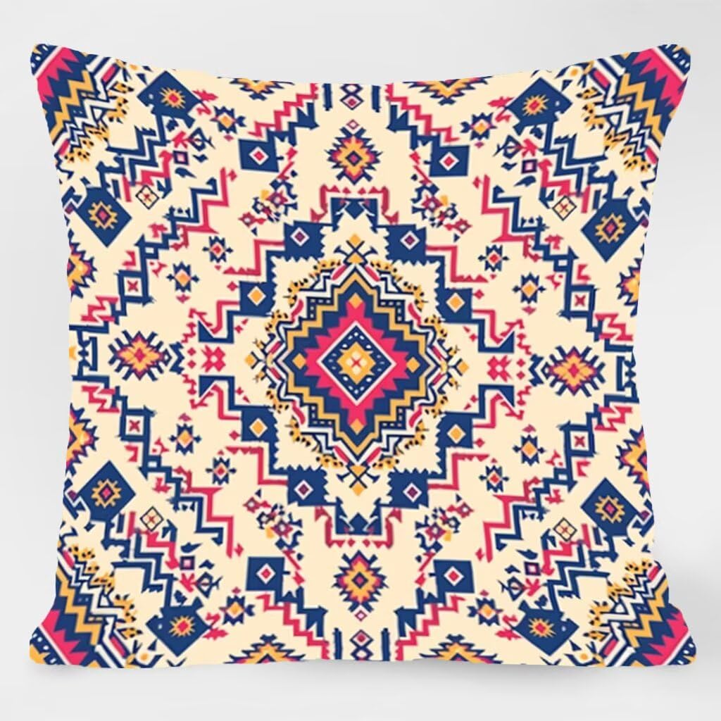 BZ-11804 - Fundas de cojín impermeables para exteriores, 24 x 24 pulgadas, paquete de 4 fundas de almohada decorativas modernas para muebles de jardín, granja, patio, balcón, sofá, almohadas duraderas