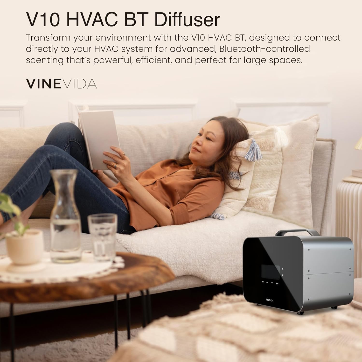 VINEVIDA Aroma Diffuser V10 HVAC BT