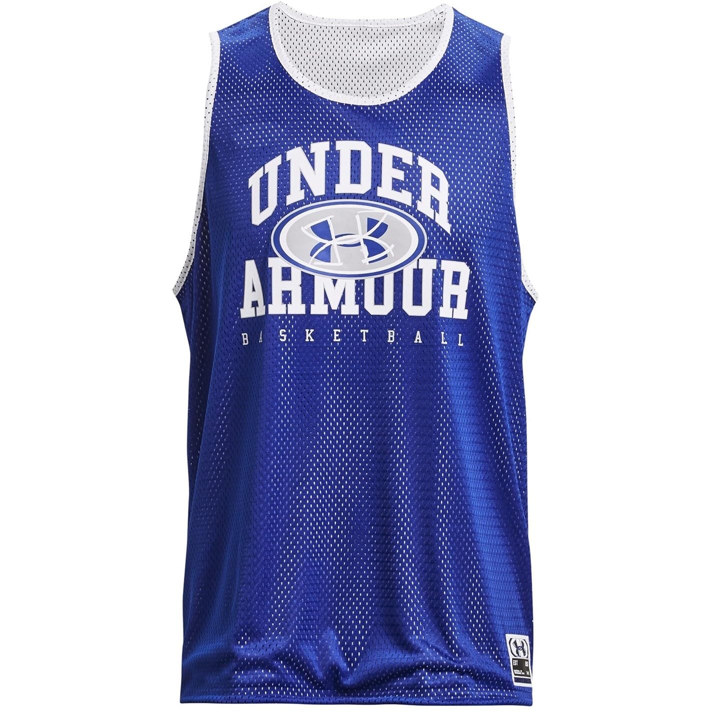 Under Armour Baseline Reversible - Camiseta de tirantes para hombre, color azul