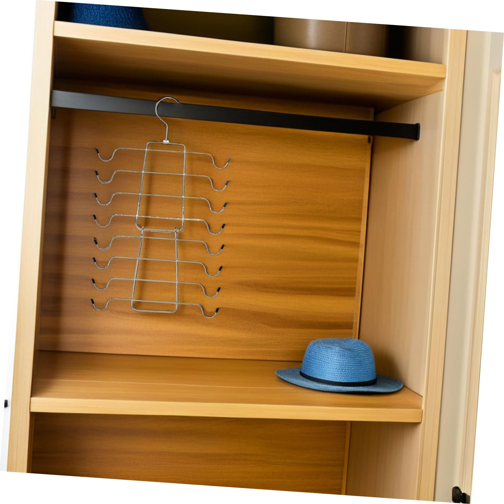 4 soportes para brasieres y tirantes plateados, solución de almacenamiento para brasieres, cinturones y faldas, perchas ideales para armario para mujer, maximiza el espacio y mantente nizado