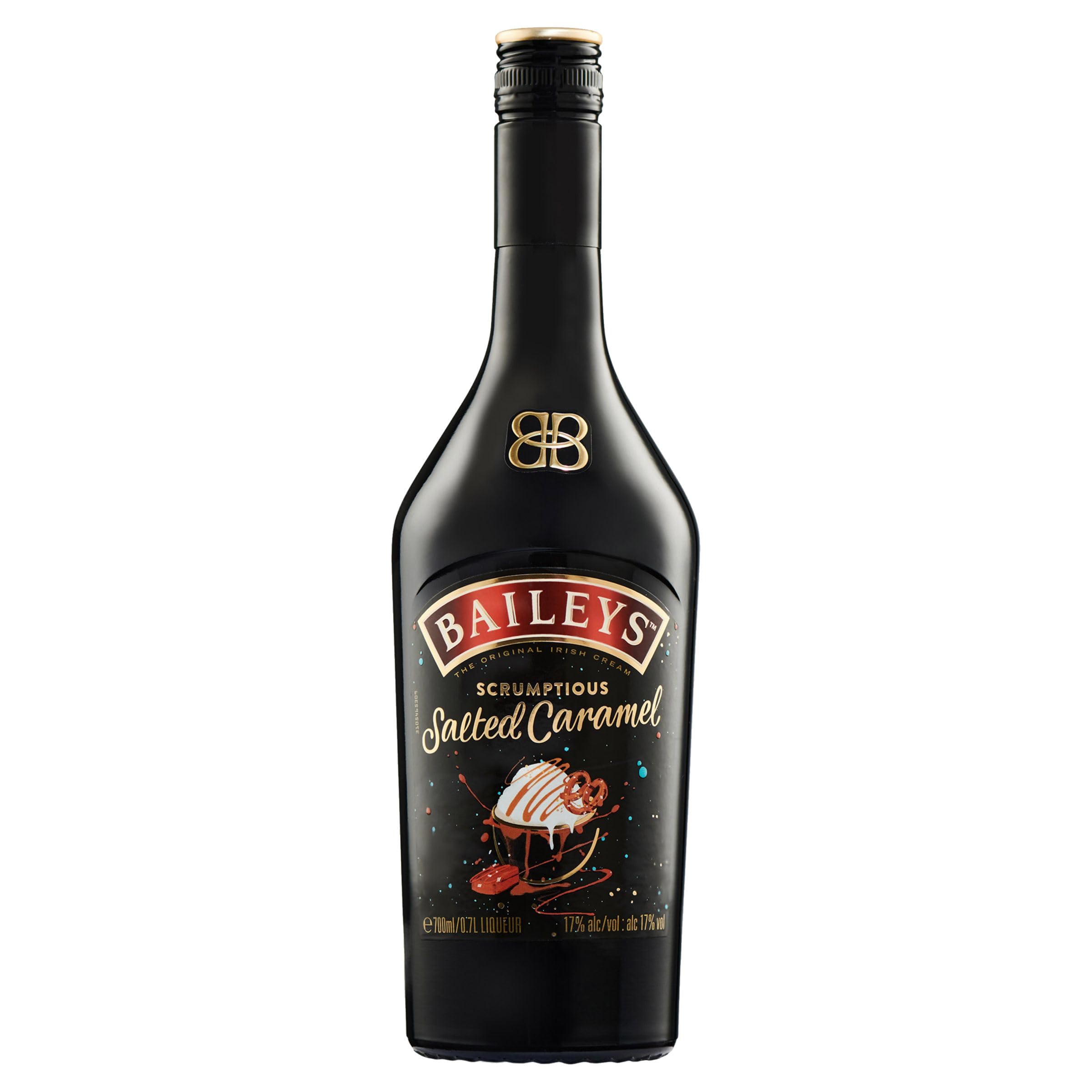 Baileys Salted Caramel, Original Irish Cream Likör, Das bekannte Rezept mit köstlich neuem Geschmack, Garantierter Genußerfolg auf Eis oder im Cocktail, 17% vol, 700ml Einzelflasche |