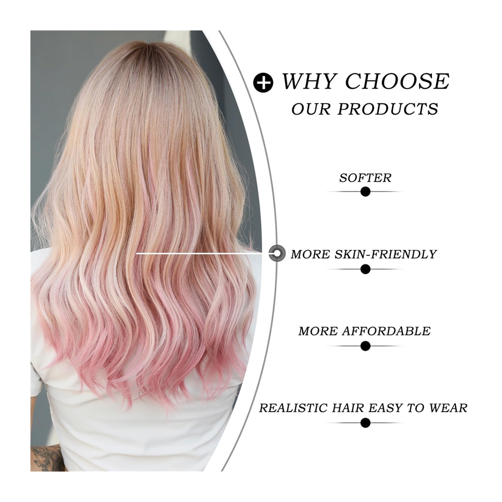 Amazon.com : wig Synthetic Hair Lolita Wigs Heat Resistant 