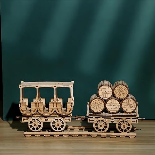 Miniatura 10 de hikpea Kits de modelos de camiones de rompecabezas de madera 3D brainteaser y rompecabezas para Navidadcumpleaños regalos para adultos y