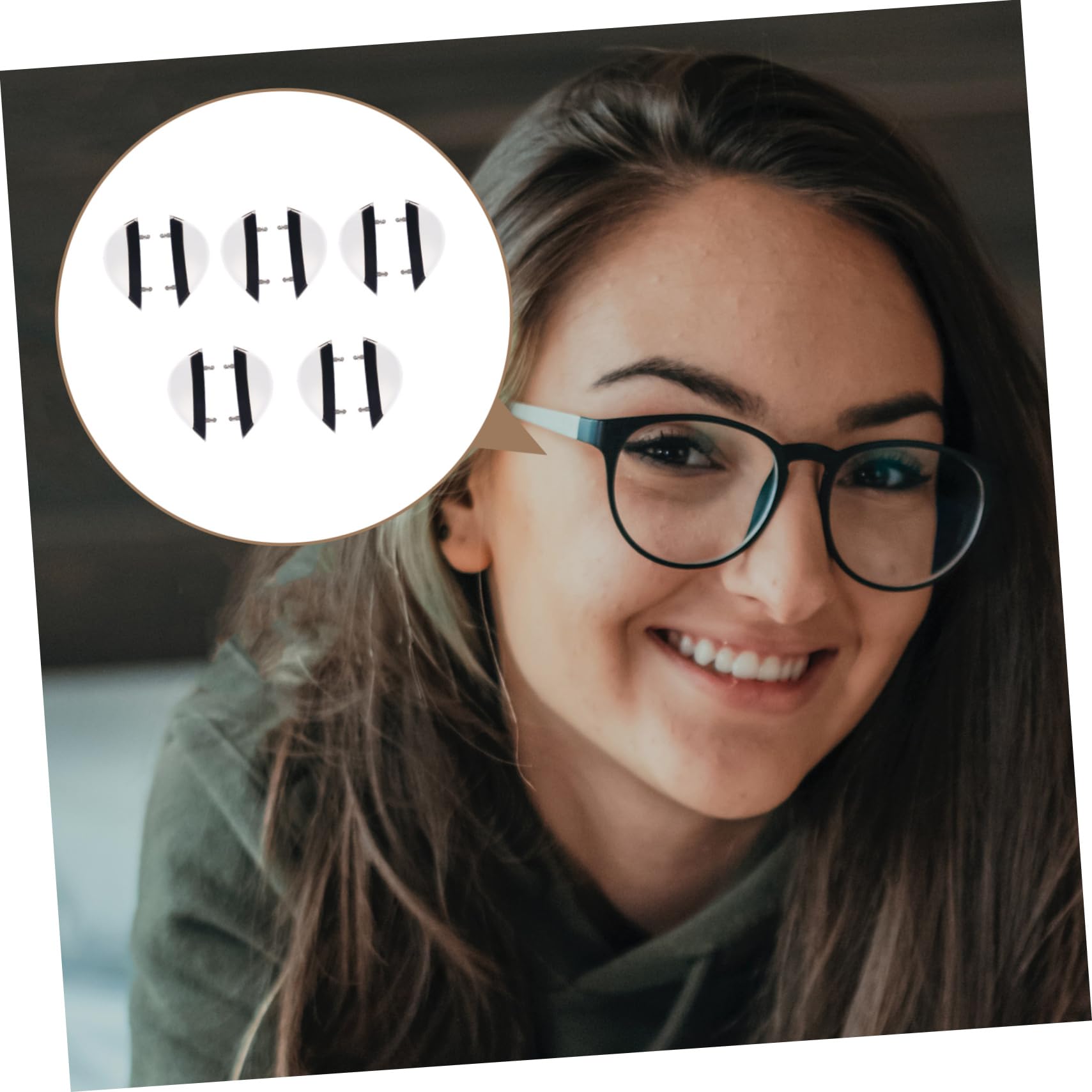 GLEAVI 30pares Almohadillas Nasales Antideslizantes Para Gafas De Soporte Panel Cómodas y Duraderas Para Uso Diario y Actividades Al Aire