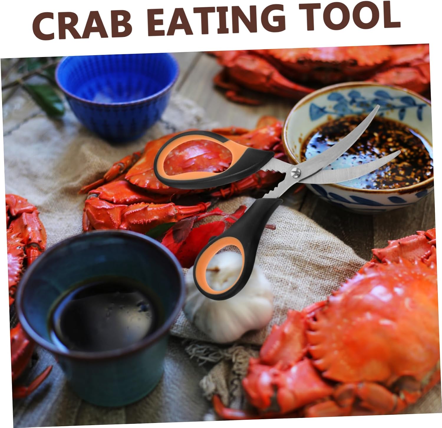 PRETYZOOM 1set Stainless Steel Crab Eating Tools Set Seafood Forks Picks and Pliers Easy to Use for Parties for