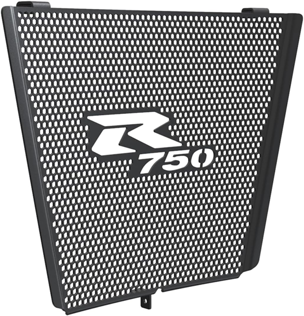 YUANQIAN Motorcycle Radiator Grille Guard Cover Compatible With GSXR 750 GSX R 750 GSX-R 750 2006-2024-Black
