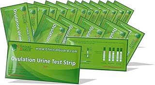 Clinical Guard Ovulation Test Strips Pack of 100 - Accurate Measurement Within 5 min - Ovulation Tests Cost-Effective Fertility Test for Women