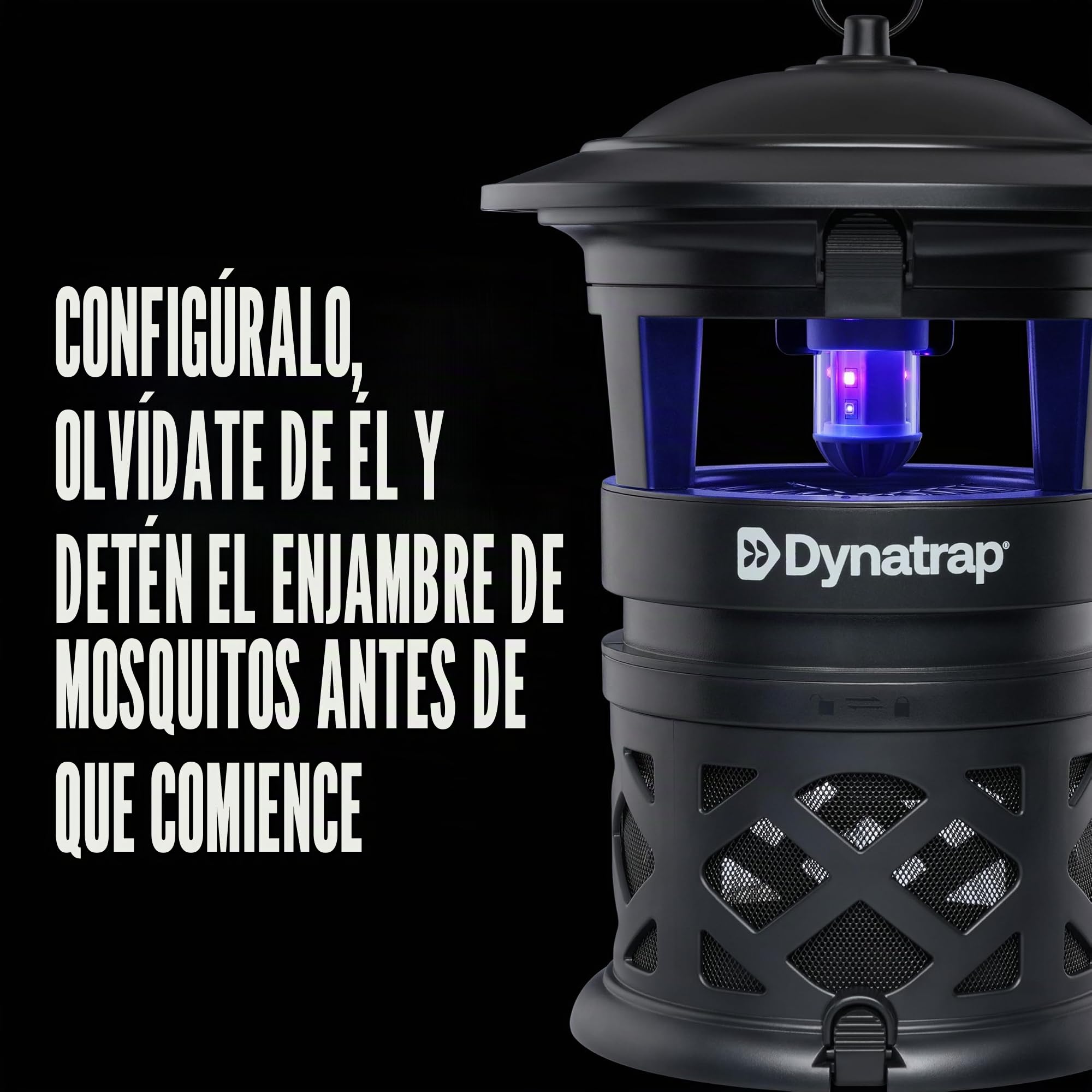Trampa para Mosquitos y Otros Insectos Voladores al Aire Libre DynaTrap DT1130SR y Matamoscas – Mata Mosquitos, Moscas, Avispas, Mosquitos, y Otros Insectos Voladores – Protege hasta 1/2 Hectárea