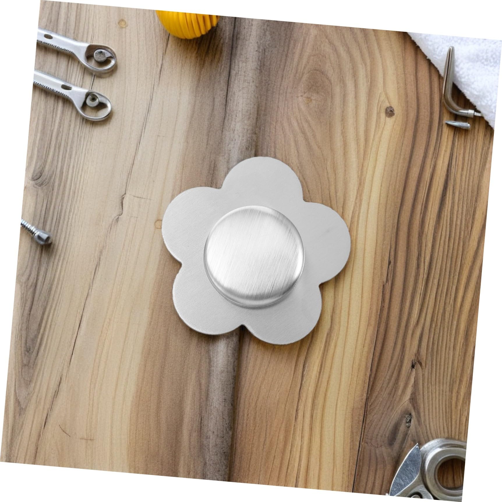 YARNOW Fissatori Magnetici per Tovaglie in Acciaio Inossidabile Argento, 8 Pezzi, Compatti e Facili da Installare, per Uso Esterno e Interno, Antivento e Pratici