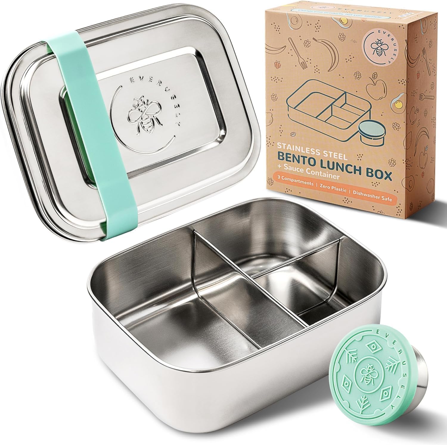 Everusely - Bento Box - Green