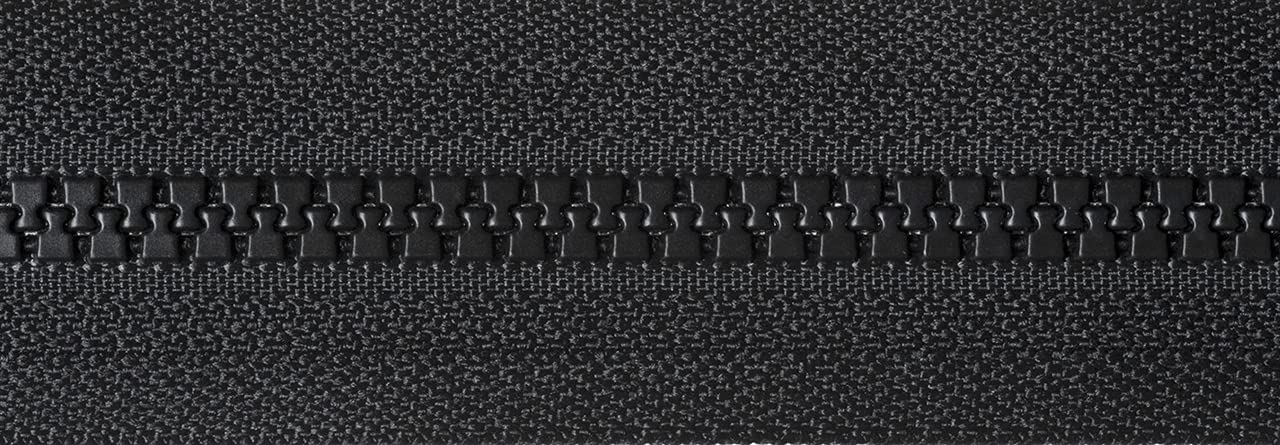 YKK Reversible Zip, No. 580 Black, 76 cm Length - Image 2