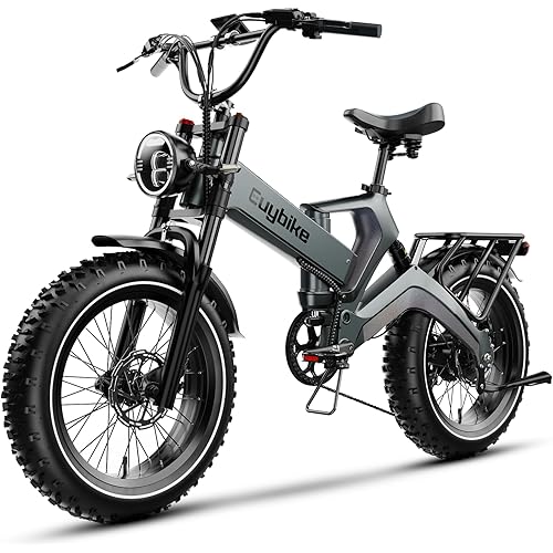 Folding Electric Bike for Adults,1500W Motor(Peak 2000W),35MPH 100Mile,48V 25Ah Battery,20" x 4.0 Fat Tire Foldable Electric Bicycle,Electric Mountain E-Bike,Hydraulic Disc Brake E-Bike