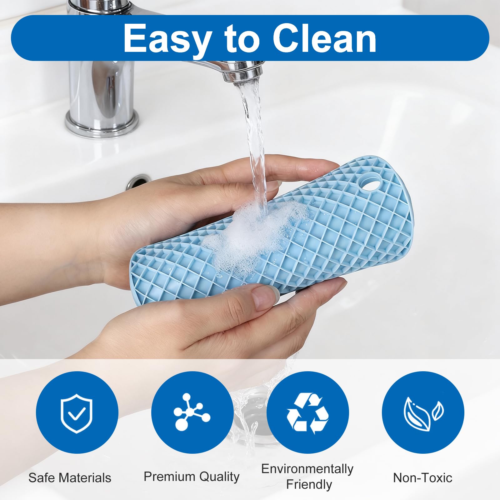 2 PCS Bird Foraging Toys, Soft Bird Slow Feeder Mats, Silicone Bird Foraging Mat, Interactive Foraging Birds Toys for Parakeet, Cockatiel, African Grey, Conure, Budgies - image 3