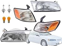 Vista 23 de Auto Parts Avenue Reemplazo de faro para 2000 2001 2002 2003 2004 Tundra (solo modelo de doble cabina) 2001 2002 2003 2004 Sequoia par lado derecho