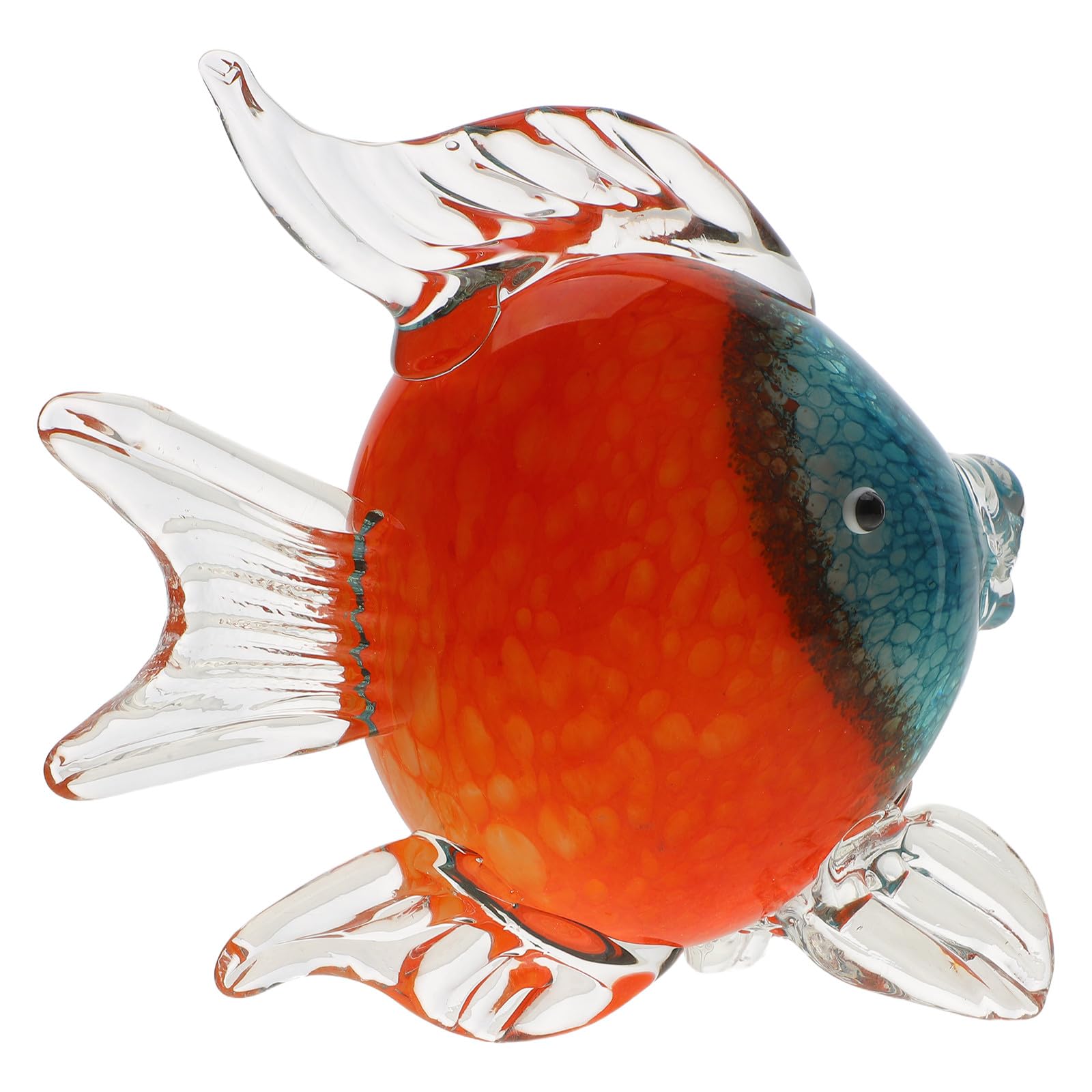 Zerodeko Handgeblasene Tropische Glasfigur, Glas-Briefbeschwerer in