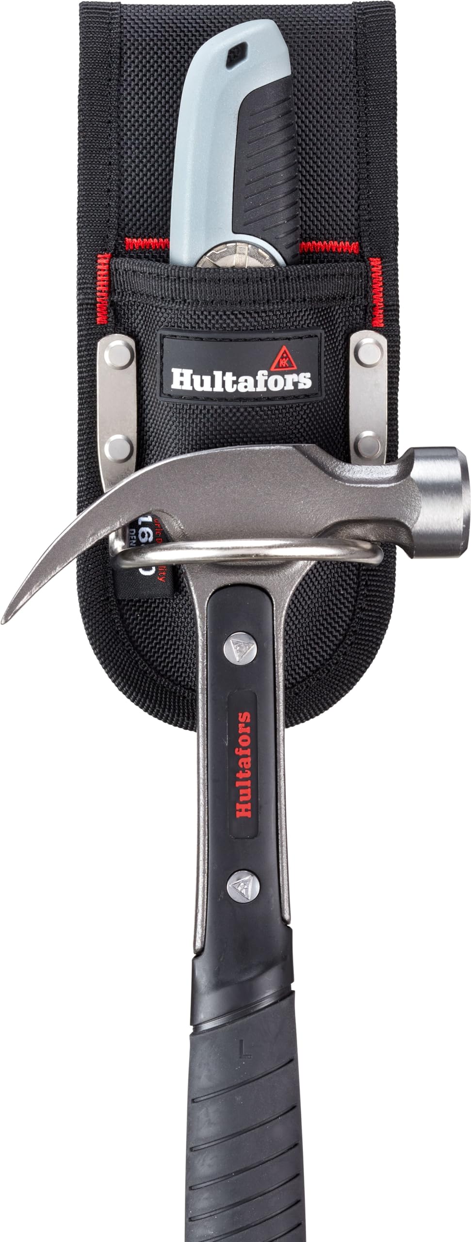 Porte-couteau et marteau de Hultafors - Support de ceinture pour petits outils - Matériau robuste avec 1680 deniers - Étui à outils solide - Compatible avec ceintures jusqu'à 50 mm de large - 592010