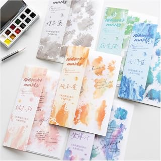 18 Sheets Rub On Transfers for Crafts, Junk Journaling, Watercolor Traces Rub On Stickers for Crafting, Scrapbooking, Transfers Stickers for Wood, Glass, Paper, Fabric