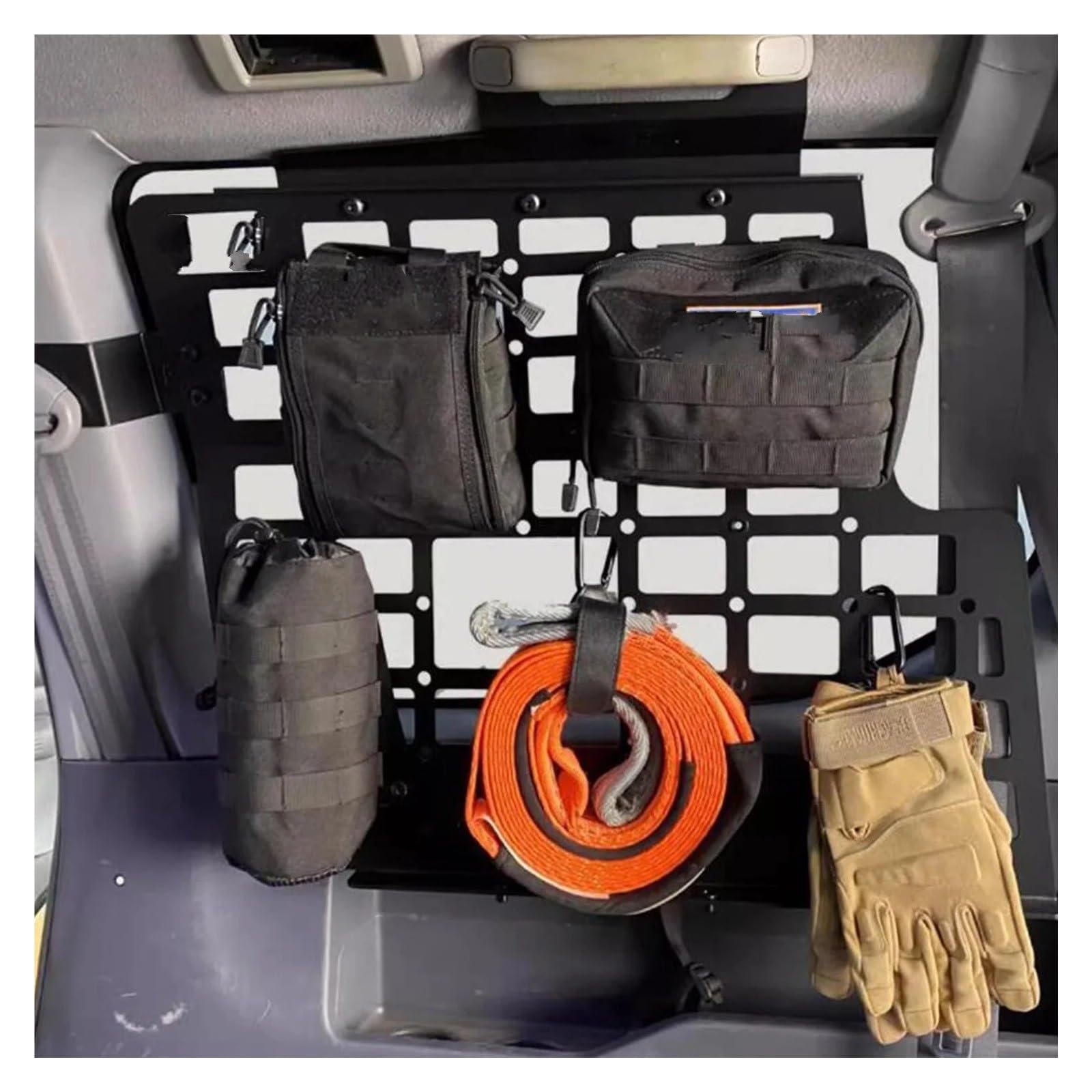 Cubierta Carga Maletero Trasero Estante Cortina Estante para Ventana Lateral Panel Almacenamiento Maletero Trasero para Toyota para Land para Cruiser para Prado LC90 LC95 1996-2002