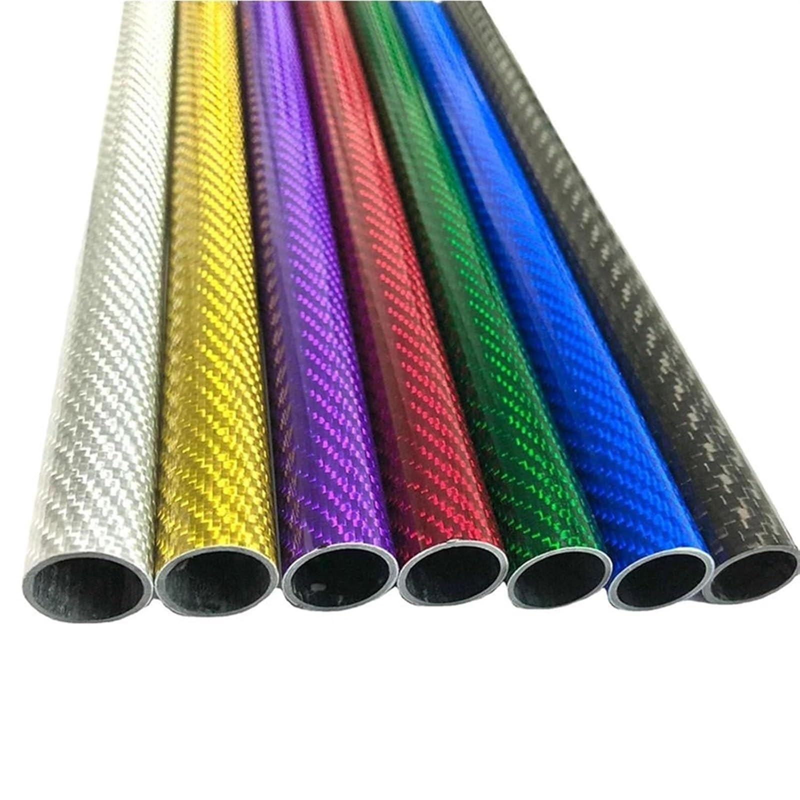 Pręt z włókna węglowego, grubość ścianki 1 mm, konfigurowalna rurka, 12 mm x 10 mm x 1000 mm do zastosowań naukowych i lotniczych