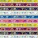 Striped Happy Chanukkah 30 Sq. Ft. Gift Wrap Roll