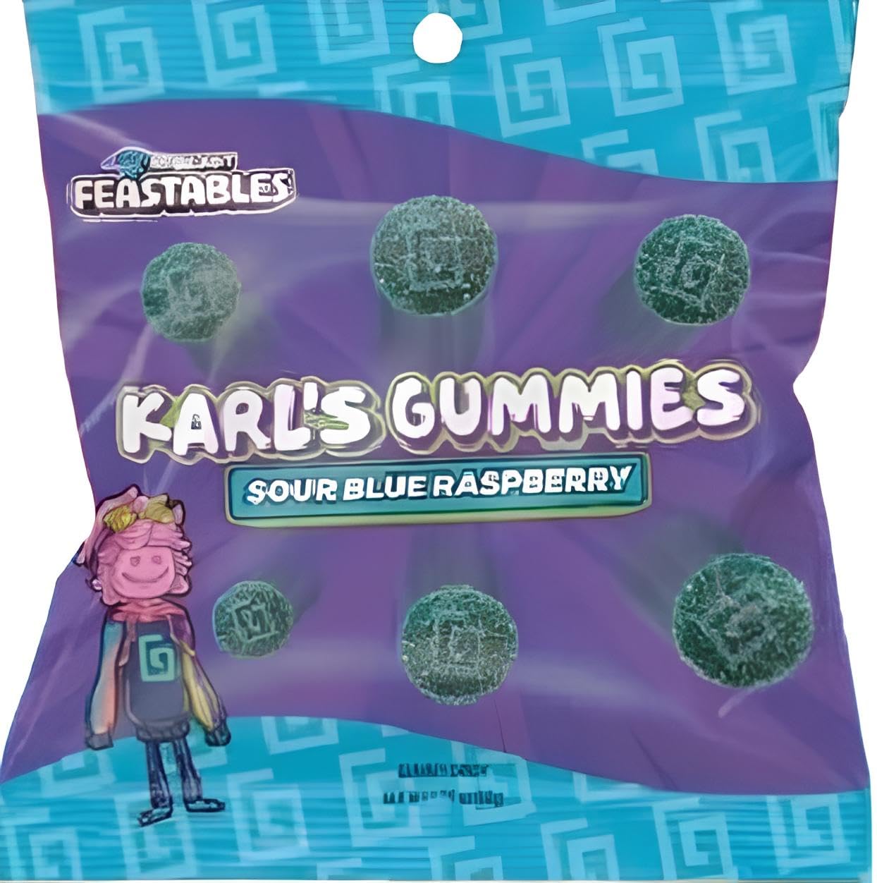 Mr. Beast Feastables Karls Gummies | Sour Blue Raspberry Gummy Candy, 100gm (B0DBJ5DSY8) Amazon Price History, Amazon Price Tracker