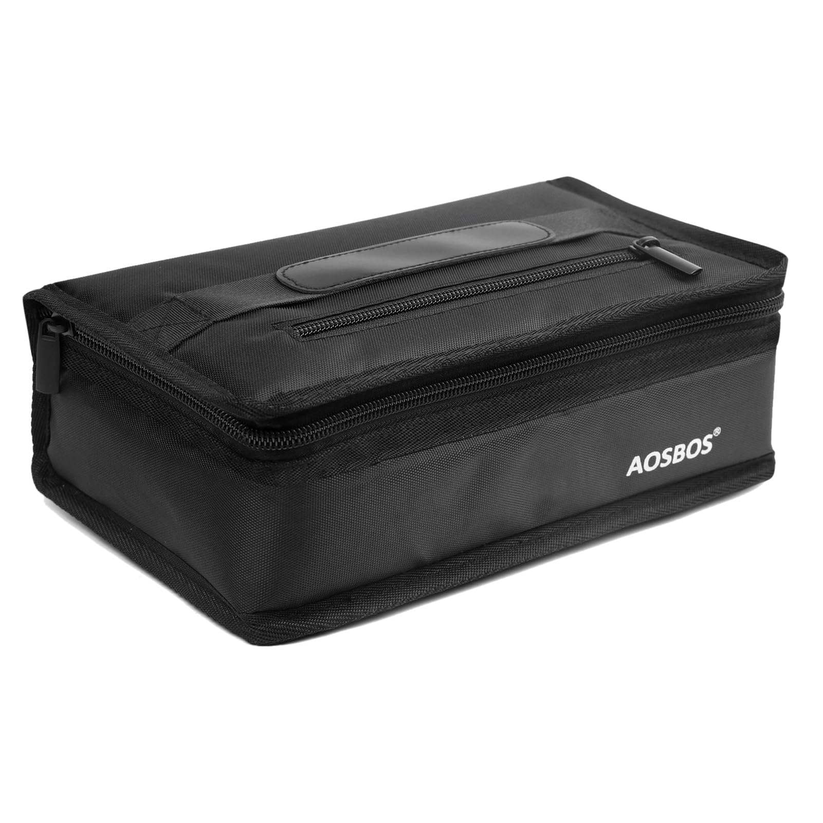 AOSBOS Mini Kühltasche Lunchtasche Herren Lunchbbox Klein Kühlbox Leicht Lunch Tasche Isoliertasche für Brotdose Lunchbag zur Arbeit Schule Wasserdicht