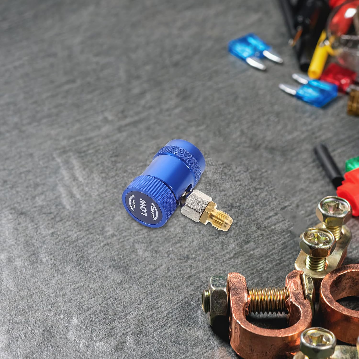 UKCOCO R1234yf to Conversion Kit Quick Couplers for Automotive Air Conditioning Systems Made of Aluminum Alloy Designed for Safety and Quick Connect and Disconnect Suitable for Auto