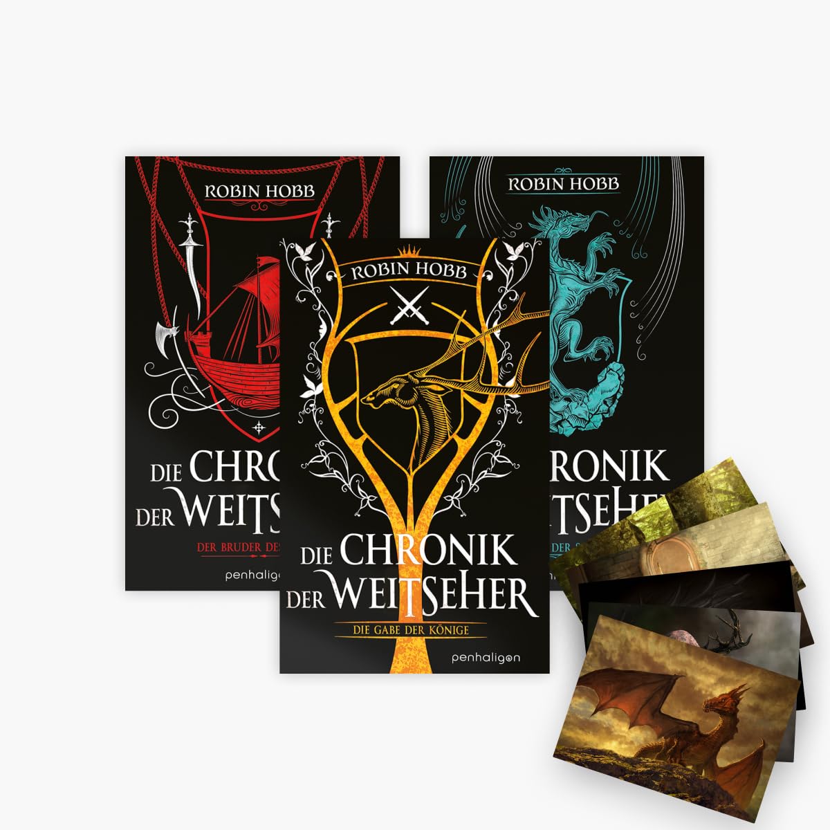 Die Weitseher-Saga im Hardcover Band 1-3 plus 1 exklusives Postkartenset