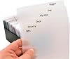 by Tarifold CD Identification Dividers, 24 CD Dividers with 88 Transparent Labels 76 Pre-Printed, 12 Blank, 700 Micron Polypropylene, Made in Denmark 10273
