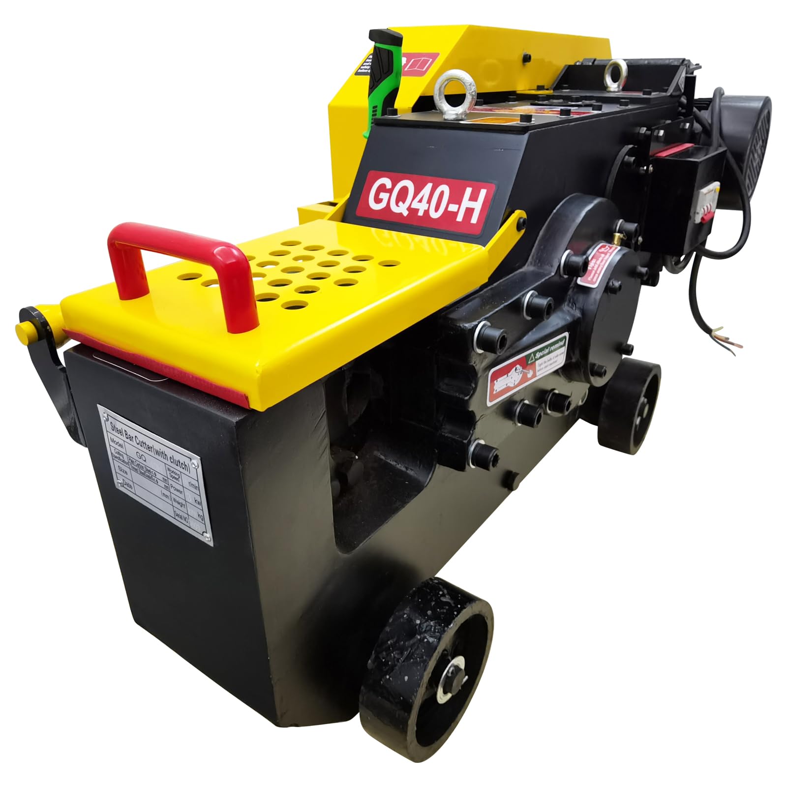 TECHTONGDA Electric Steel Bar Cutter 3kW Steel Rod Cutting Machine ...