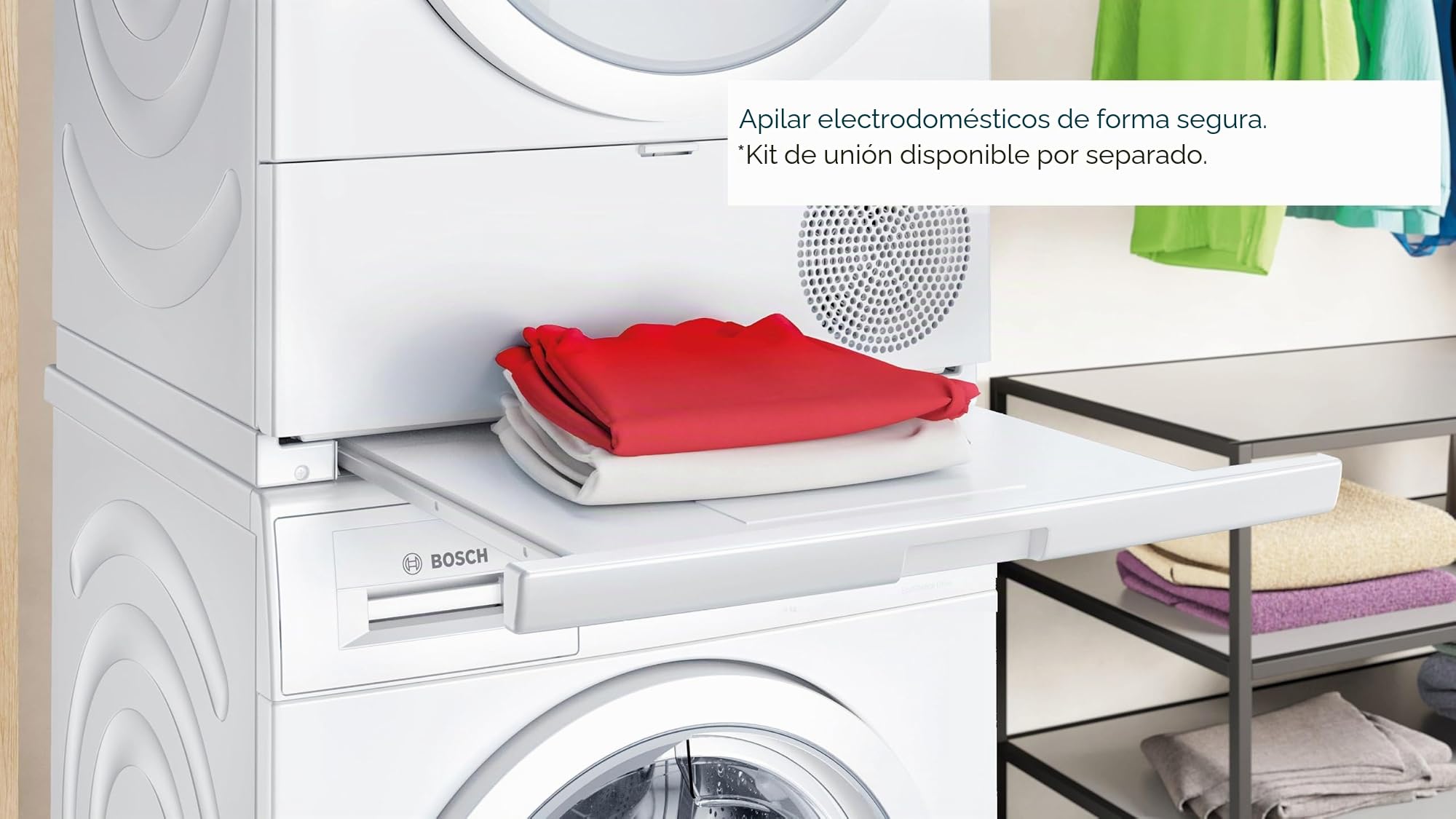 Bosch WQG2450R10 Serie 6 - Secadora de bomba de calor, 9 kg, sistema de secado sensible, estructura de tambor respetuosa con el tejido, secado óptimo AutoDry, diseño antivibración, más estabilidad