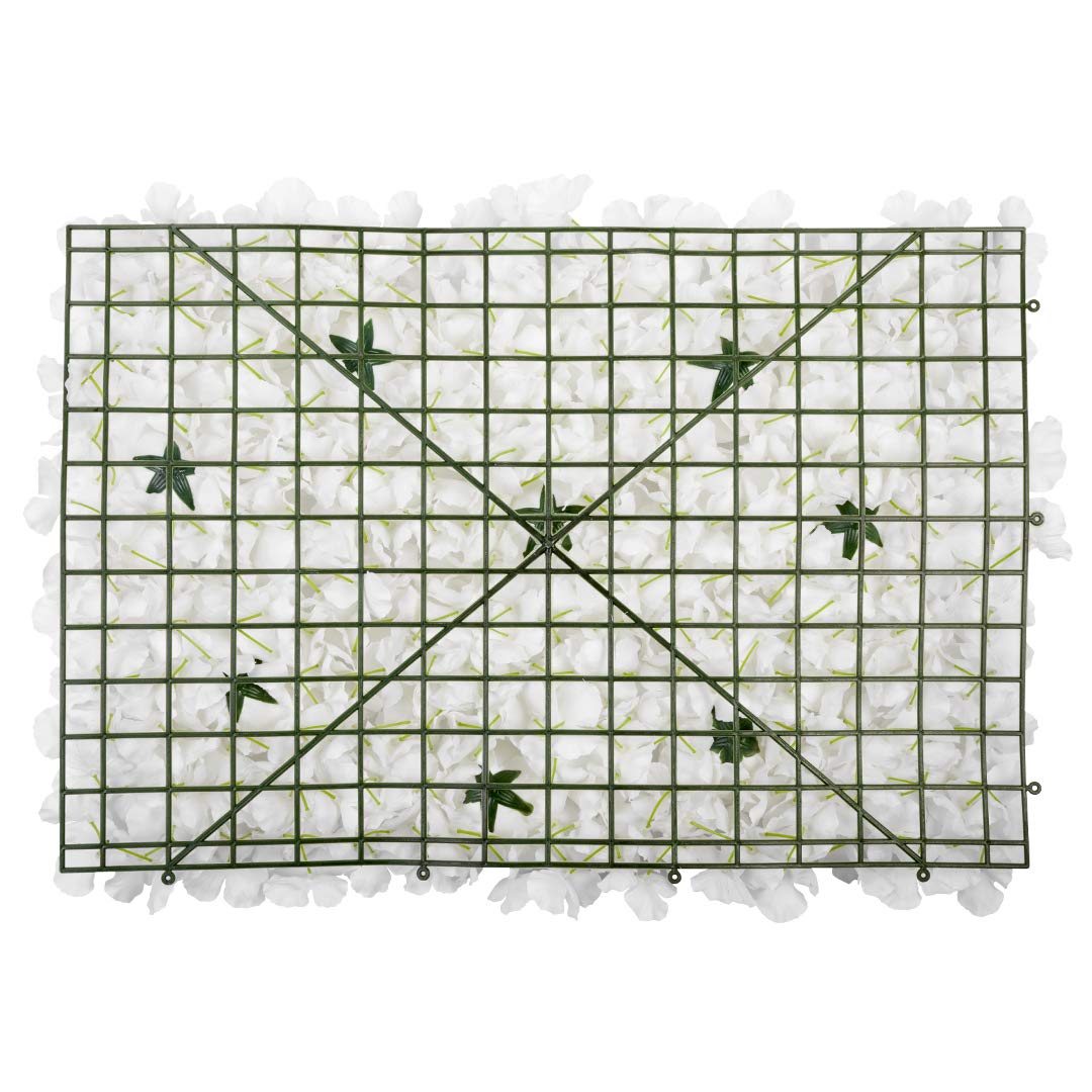 Koyal Wholesale Silk Hydrangea and Rose Flower Wall Panels, Bulk of 8