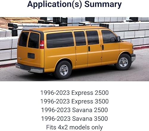Miniatura 6 de SuperSprings SSR-205-54  SumoSprings Trasero para Chevrolet Express 25003500 GMC Savana 25003500 amarillo