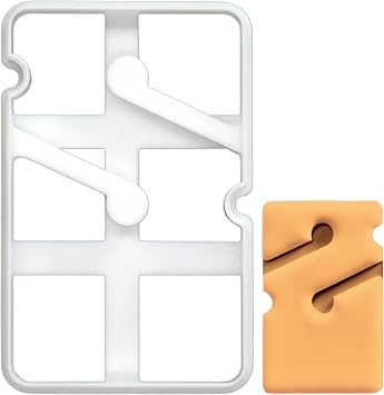 BAKERLOGY Hybrid Cave Marker Cookie Cutter - Detailed Biscuit Cutter Design for Baking and Crafts, ideal on fondant, dough, clay
