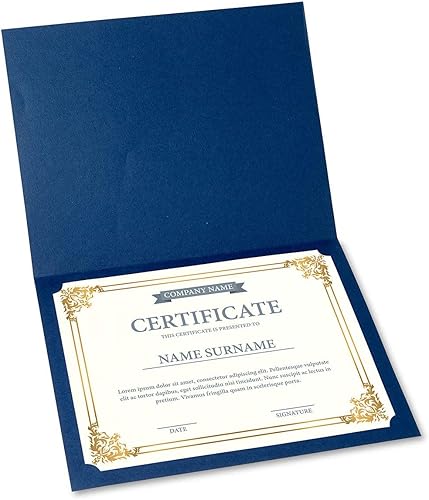 Miniatura 5 de Empire Gold & White Parchment Certificate Papers - Paquete de 100, compatible con impresoras láser y de inyección de tinta, para oficina, premios de